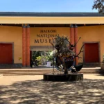 Entrance of the Nairobi National Museum on Museum Hill, Nairobi